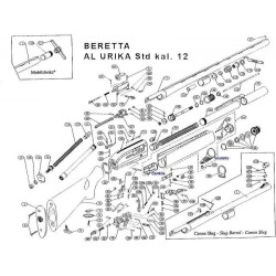 DESPIECE Beretta AL 391 Urika