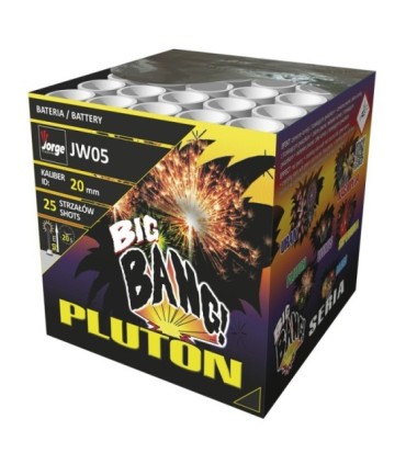 Batería Jorge Pluton JW05 25 disparos  Pirotecnia y fuegos artificiales