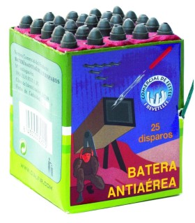 BATERÍA MISILES SILBATO Y TRUENO 25 D