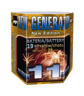 Batería Jorge New Generation 11 JW67 19 disparos | Pirotecnia