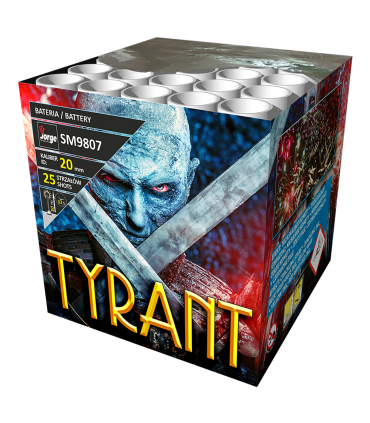 Batería Jorge Tyrant SM9807 25 disparos | Pirotecnia