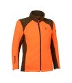 CHAQUETA POLAR CAZA  NARANJA PARA NIÑOS