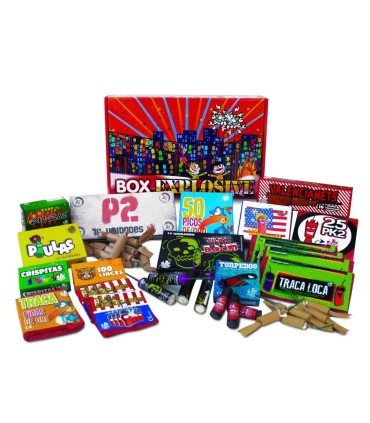 BOX EXPLOSIVE – Lote pirotécnico 402 petardos y truenos