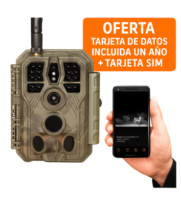 GARDEPRO X60 PRO PMB 4K – Cámara Fototrampeo con Tarjeta SIM y Datos Incluidos
