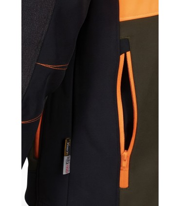 Chaqueta de Caza Cofra SEEWALD Woodswear Softshell Antiespinos lateral