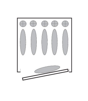 Armero INFAC SKP6 homologado Grado I  capacidad 6 armas con visor