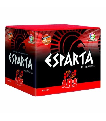 Batería Esparta 36 disparos 30 mm Pirotecnia FML
