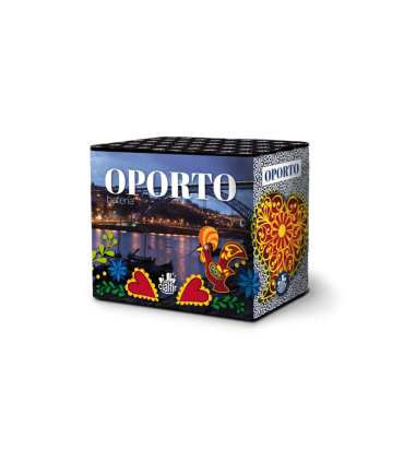 Batería Oporto 28 mm 24 Disparos  Fuegos Artificiales de Alta Potencia