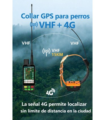 Collar GPS 4G para Perros de Caza eSEEK | VHF y App | Armería Tierraagua