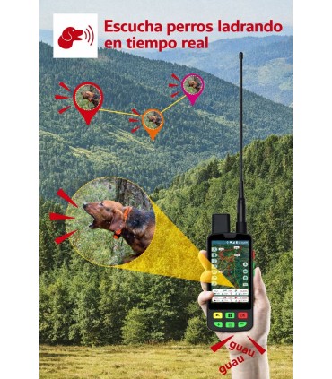 Collar GPS 4G para Perros de Caza eSEEK | VHF y App | Armería Tierraagua