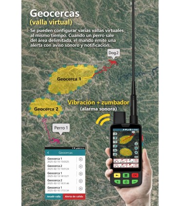 Collar GPS 4G para Perros de Caza eSEEK | VHF y App | Armería Tierraagua