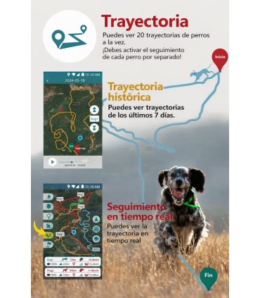 Collar GPS 4G para Perros de Caza eSEEK | VHF y App | Armería Tierraagua