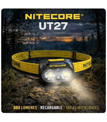 Nitecore UT27  Linterna frontal recargable 800 lm