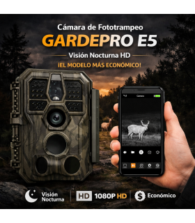 Cámara de Fototrampeo GARDEPRO E5  Visión Nocturna HD