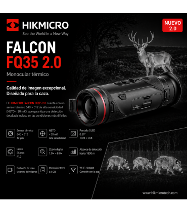 Monocular térmico HIKMICRO Falcon FQ35 2.0 1800m