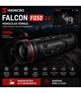 Monocular térmico HIKMICRO Falcon FQ50 2.0 2600m  Visor térmico caza 640x512