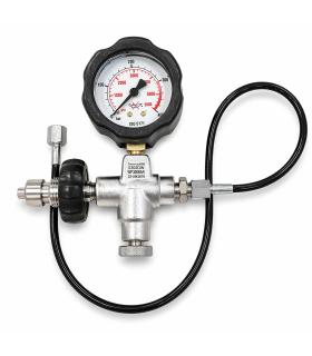 Estación de carga PCP 300 bar con manómetro y latiguillo