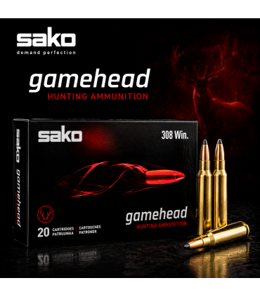Munición Sako Gamehead  Cartuchos de expansión rápida para caza