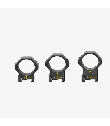 Anillas Contessa Light Picatinny 30 mm para Rifle