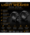 Anillas Contessa  Light Weaver DESMONTABES TUBO 30º  para Rifle