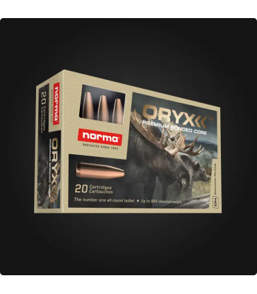 Munición Norma Oryx  Cartuchos bonded premium para caza mayor