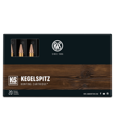 Munición RWS KS Kegelspitz para Caza Mayor