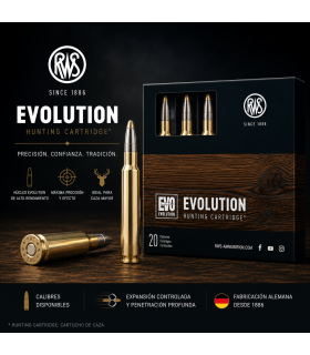 Munición RWS Evolution EVO para Caza Mayor