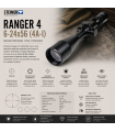 Visor Steiner Ranger 4 6-24x56 Retícula 4A-I