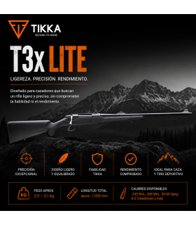 Rifle Tikka T3x Lite