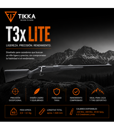 Rifle Tikka T3x Lite
