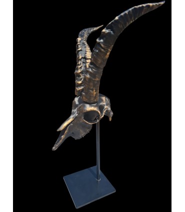 Escultura Macho Montés Bronce Envejecido | Decoración Cinegética | Armería Tierraagua