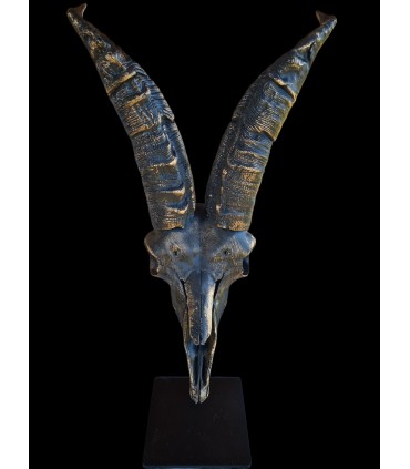Escultura Macho Montés Bronce Envejecido | Decoración Cinegética | Armería Tierraagua