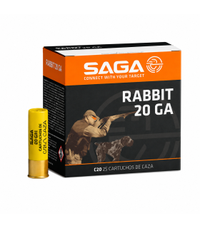 Cartuchos SAGA Rabbit Calibre 20 28 g  Tierraagua