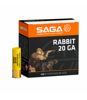 Cartuchos SAGA Rabbit Calibre 20 28 g  Tierraagua