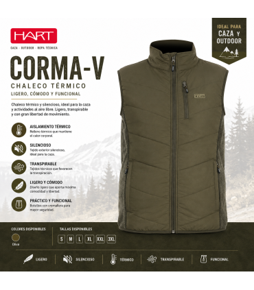 Chaleco HART CORMA-V Acolchado para Hombre