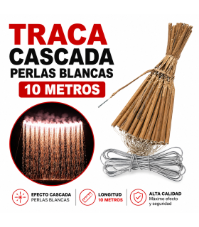 TRACA CASCADA PERLAS BLANCAS 10 METROS