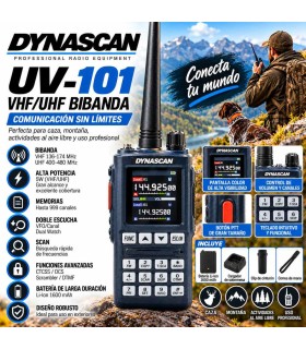 DYNASCAN UV-101 Emisora VHF/UHF 5W