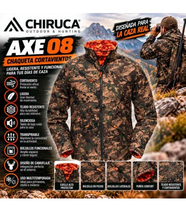 CHAQUETA CORTAVIENTOS CHIRUCA AXE 08