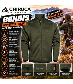 Chaqueta CHIRUCA Bendis 01 Ligera Repelente al Agua para Caza