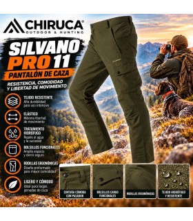 Pantalón CHIRUCA Silvano Pro 11 Antiespinos para Caza