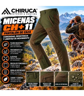 CHIRUCA PANTALON Micenas CH+ 11  Impermeable, antiespinos y preparado para el monte