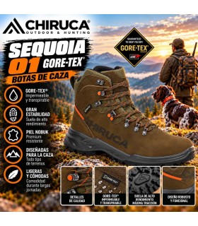 Botas Sequoia 01 Gore-Tex Chiruca Calzado de Caza