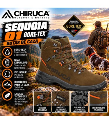 Botas Sequoia 01 Gore-Tex Chiruca Calzado de Caza