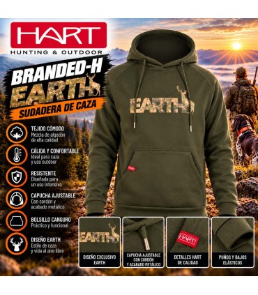 Sudadera HART BRANDED-H Heart Caza