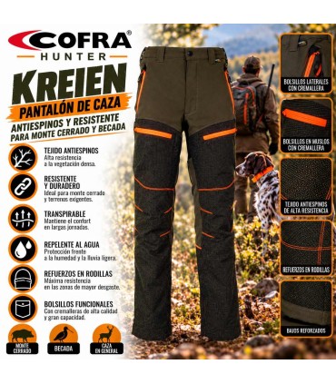 Pantalón de Caza Cofra  KREIEN  Antiespinos
