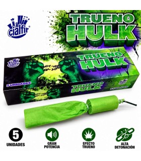 Trueno HULK 5 Unidades | Petardos Potentes Tierraagua