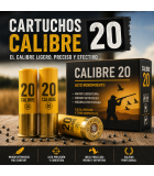 CARTUCHOS CALIBRE 20